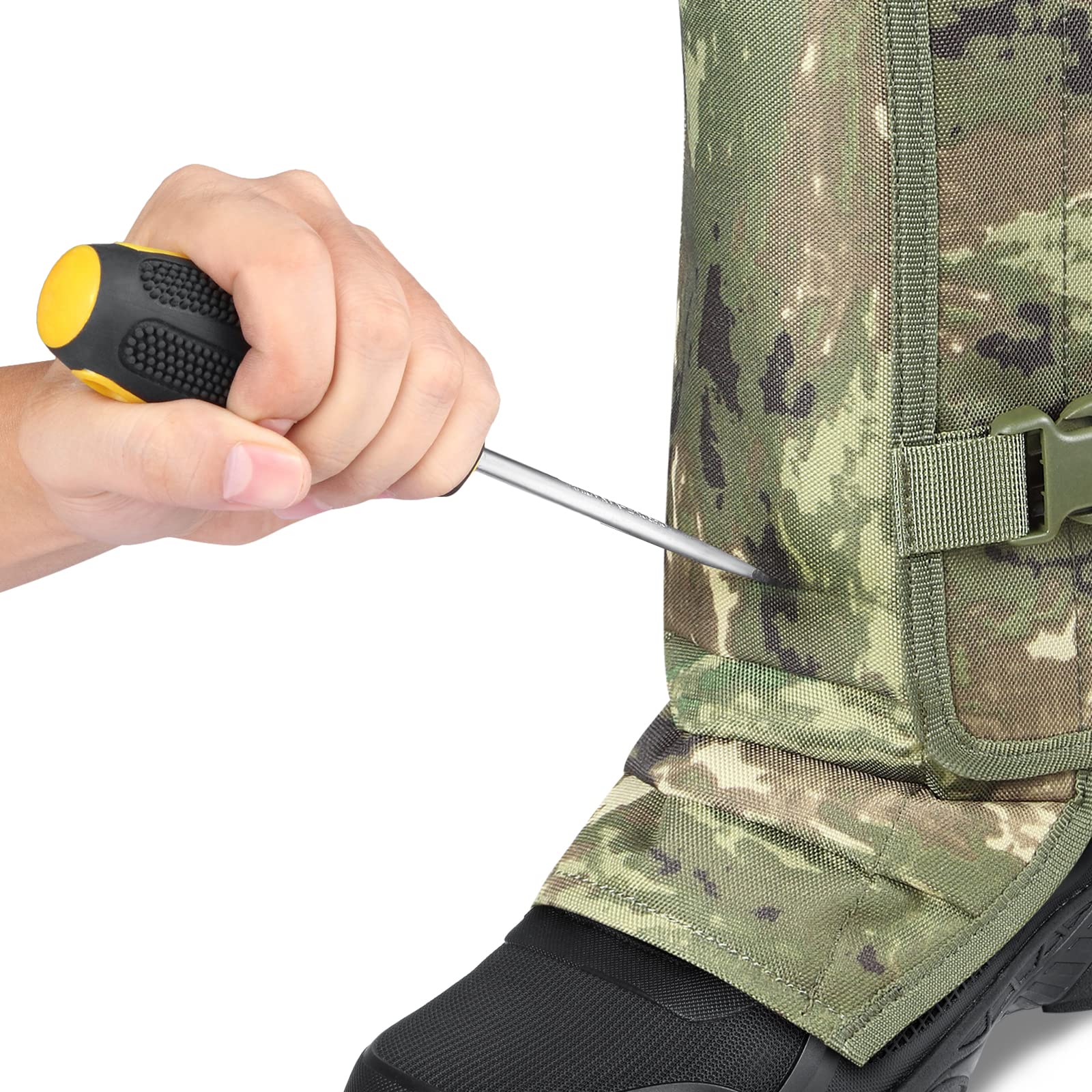 Waterproof Snake Gaiters – Lightweight Snake Bite Protection Leg Guards for Hunting & Outdoor Adventures