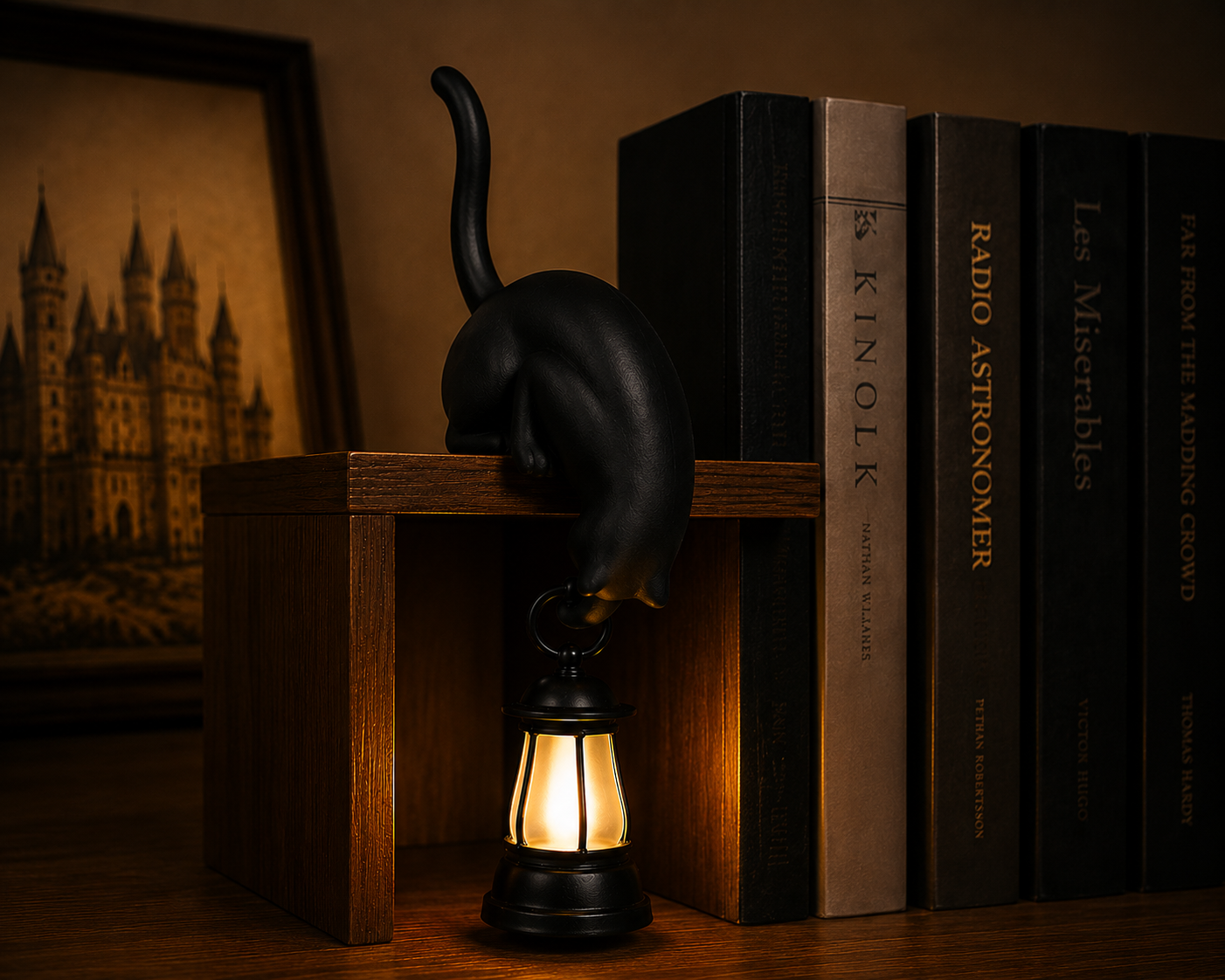 Cat Lantern Night Light