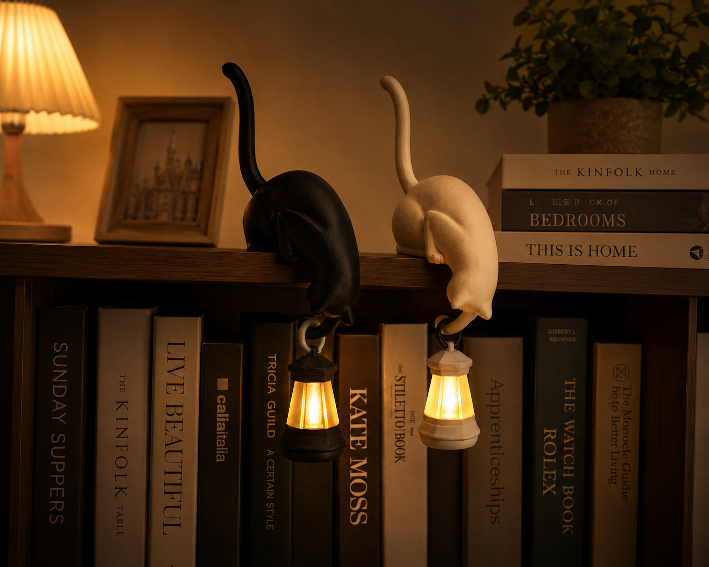 Cat Lantern Night Light
