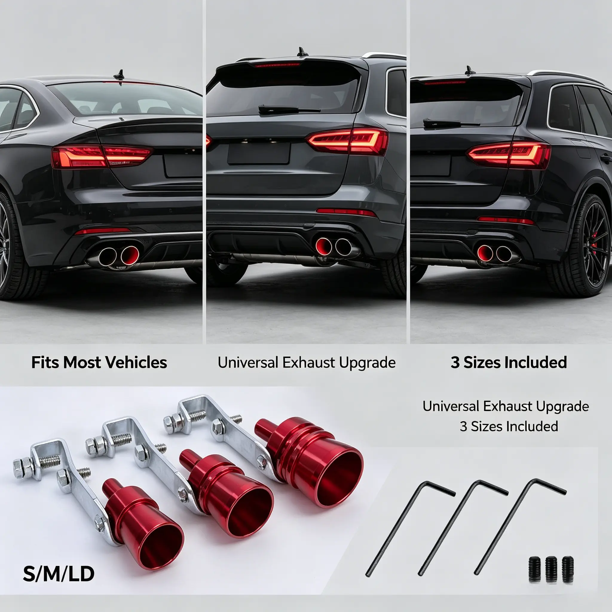 Universal Exhaust Whistle Set