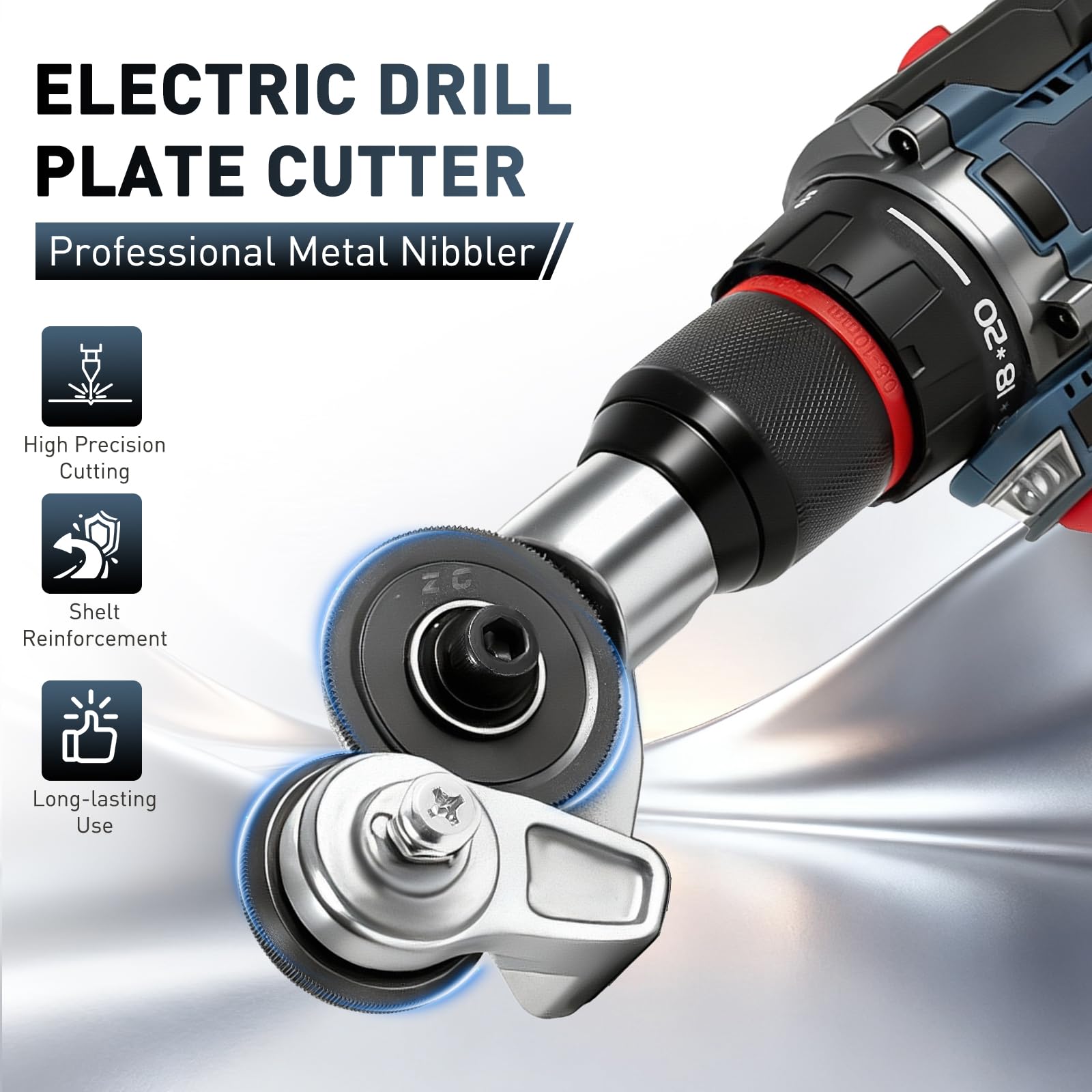 Metal Nibbler Drill Attachment – Fast & Precise Sheet Metal Cutter
