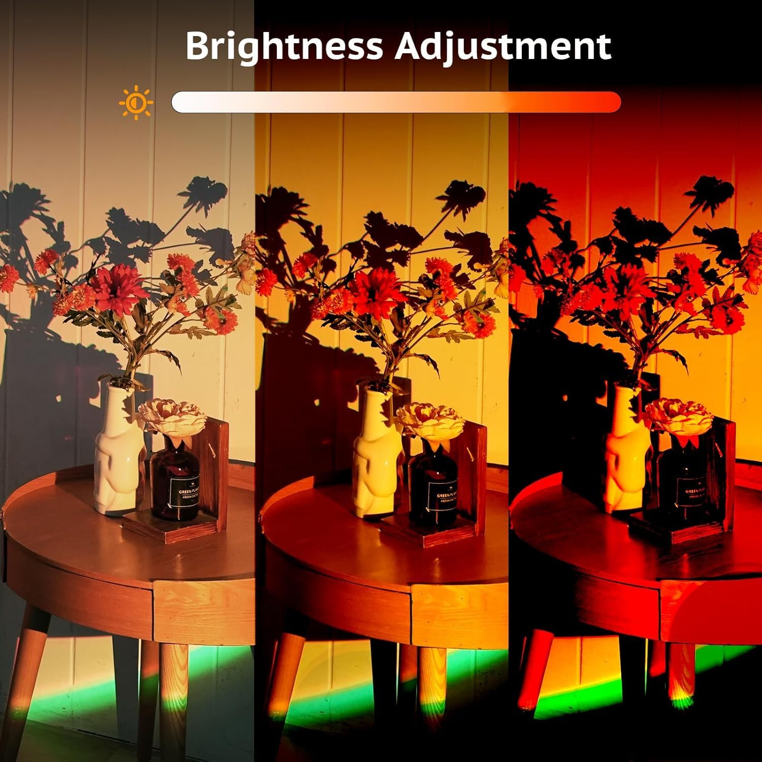 Sunset LED Lamp Projector – 21 Color Changing APP-Controlled Mood Light