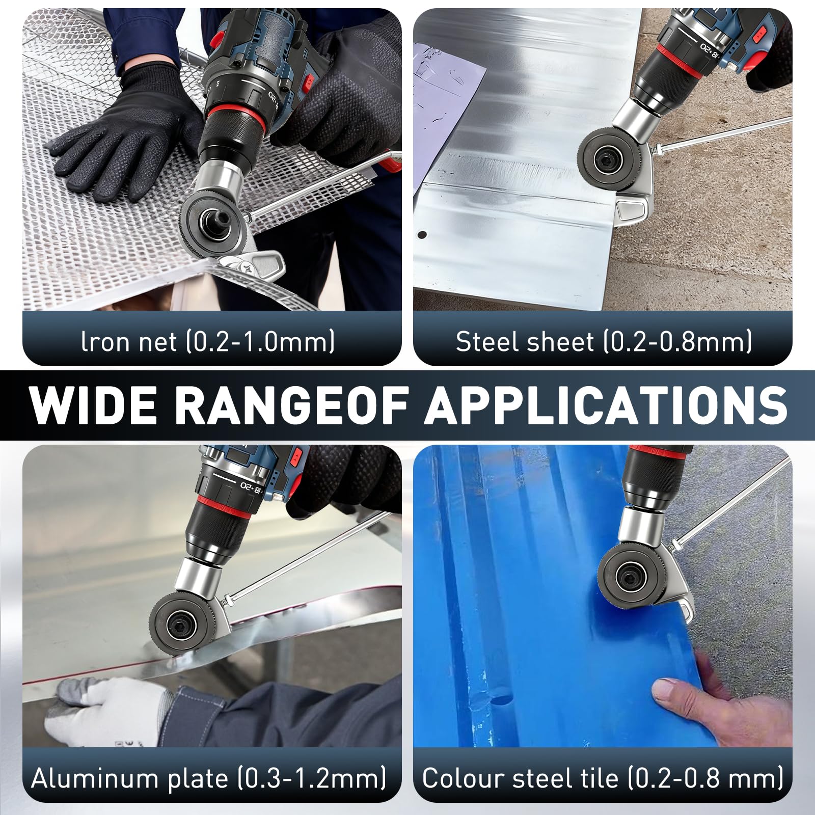 Metal Nibbler Drill Attachment – Fast & Precise Sheet Metal Cutter