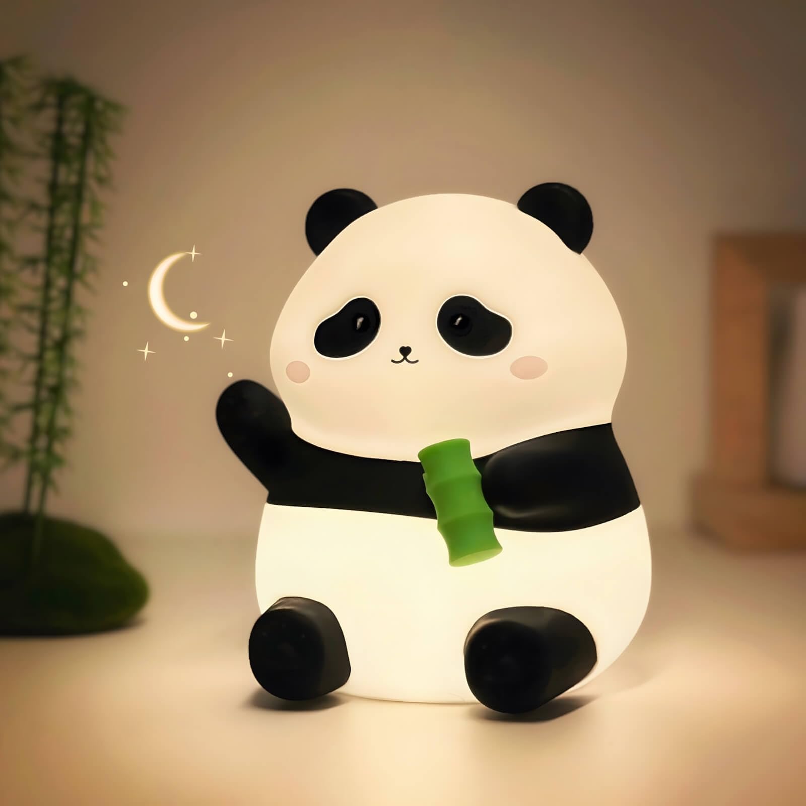 Cute Bunny Silicone Night Light – Rechargeable Squishy Rabbit Lamp with Touch Control & 30-Min Timer for Kids Bedroom & Nursery
