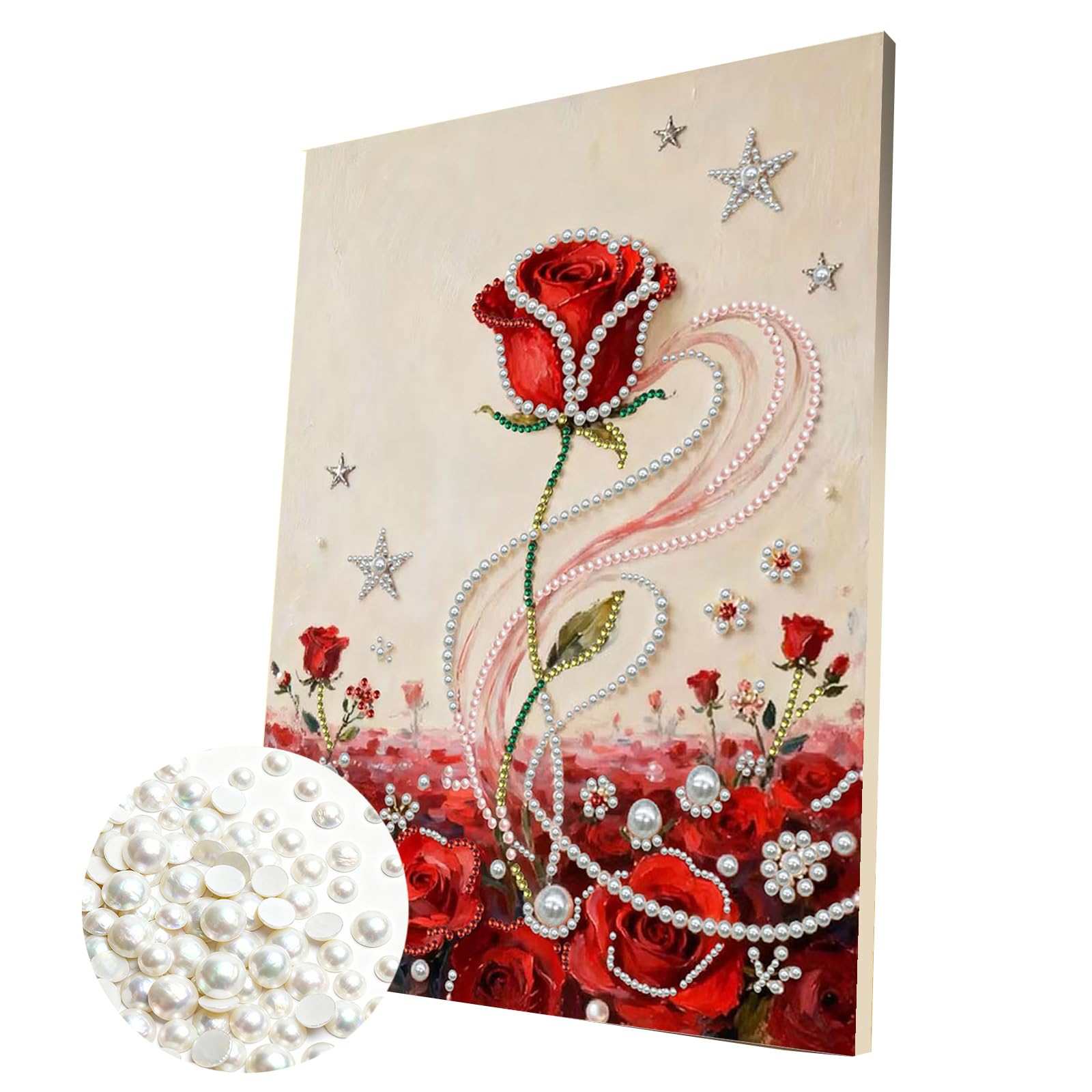 3D Sunflower Diamond Pearl Painting Kit – DIY Beaded Canvas Art with Frame for Adults & Beginners