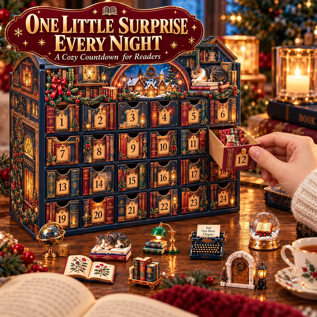 24 Nights of Bookish Joy — A Cozy Countdown for Reader