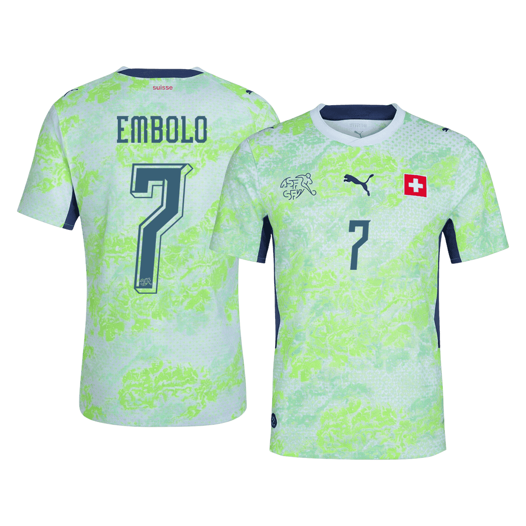 Nati World Cup Player Version Trikot Auswärts 2026 EMBOLO #7 Slim Fit