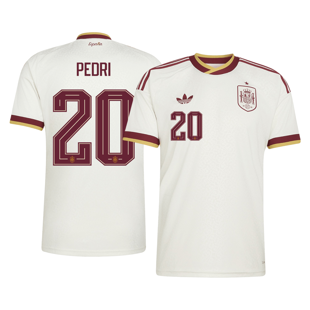 Spain World Cup Trikot Auswärts 2026 PEDRI #20