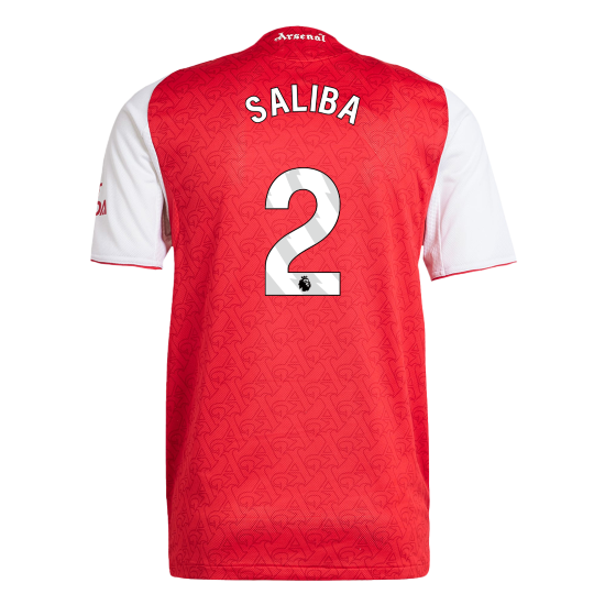 Die Gunners Player Version Trikot Heim 2025/26 SALIBA #2 Slim Fit – Bild 2