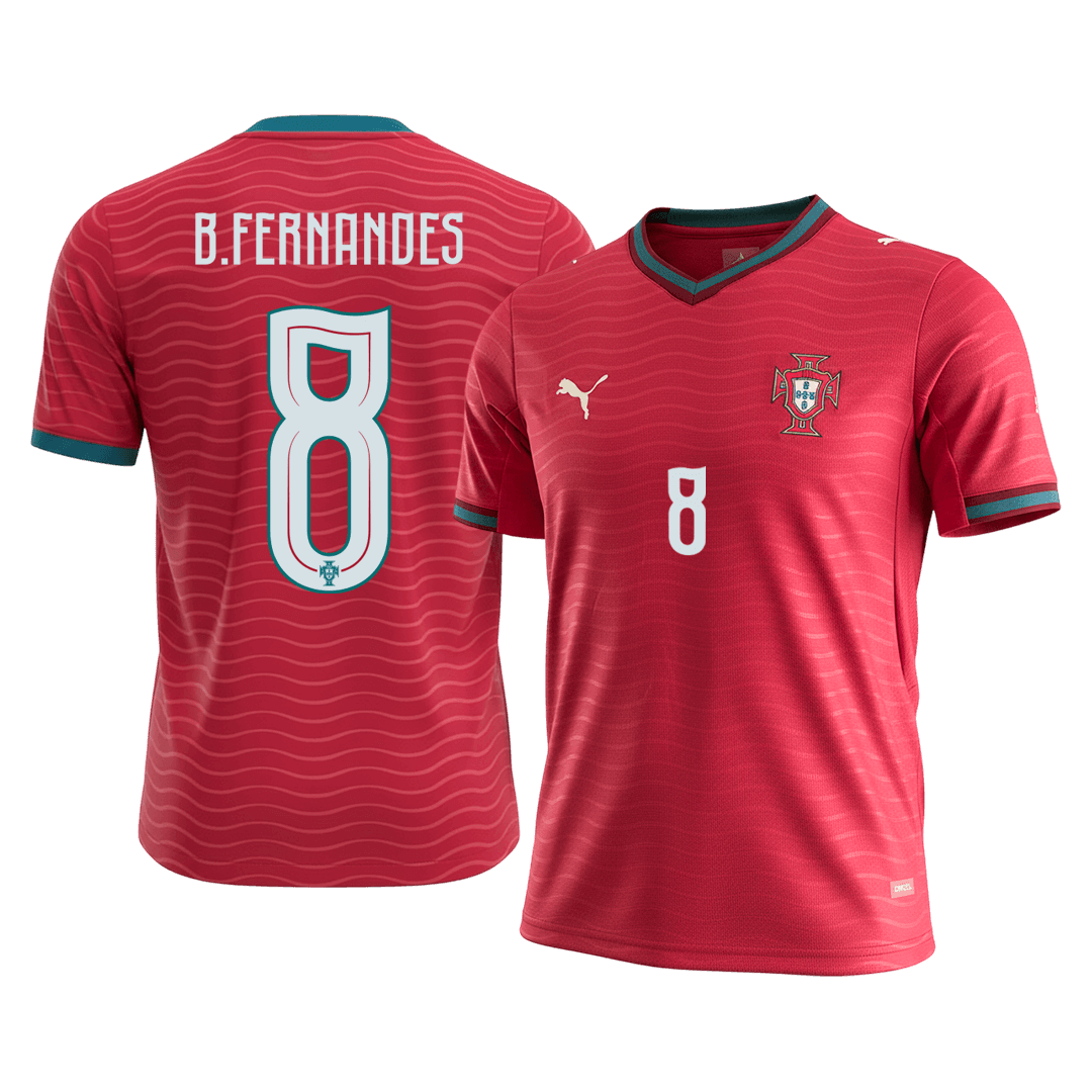 Portugal World Cup Trikot Heim 2026 B.FERNANDES #8