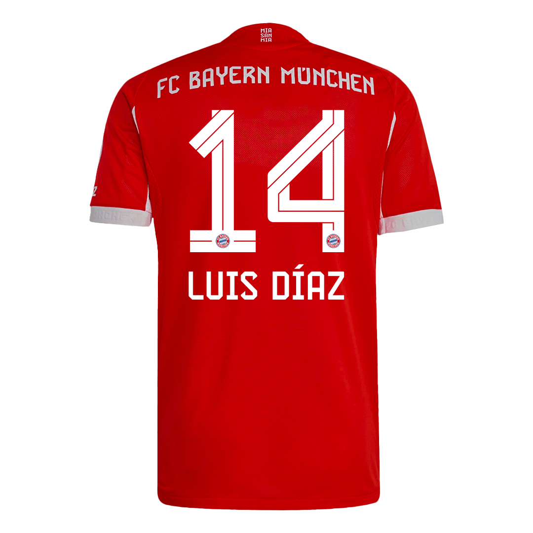 Bayern Munich Player Version Trikot Heim 2025/26 LUIS DÍAZ #14 Slim Fit – Bild 12