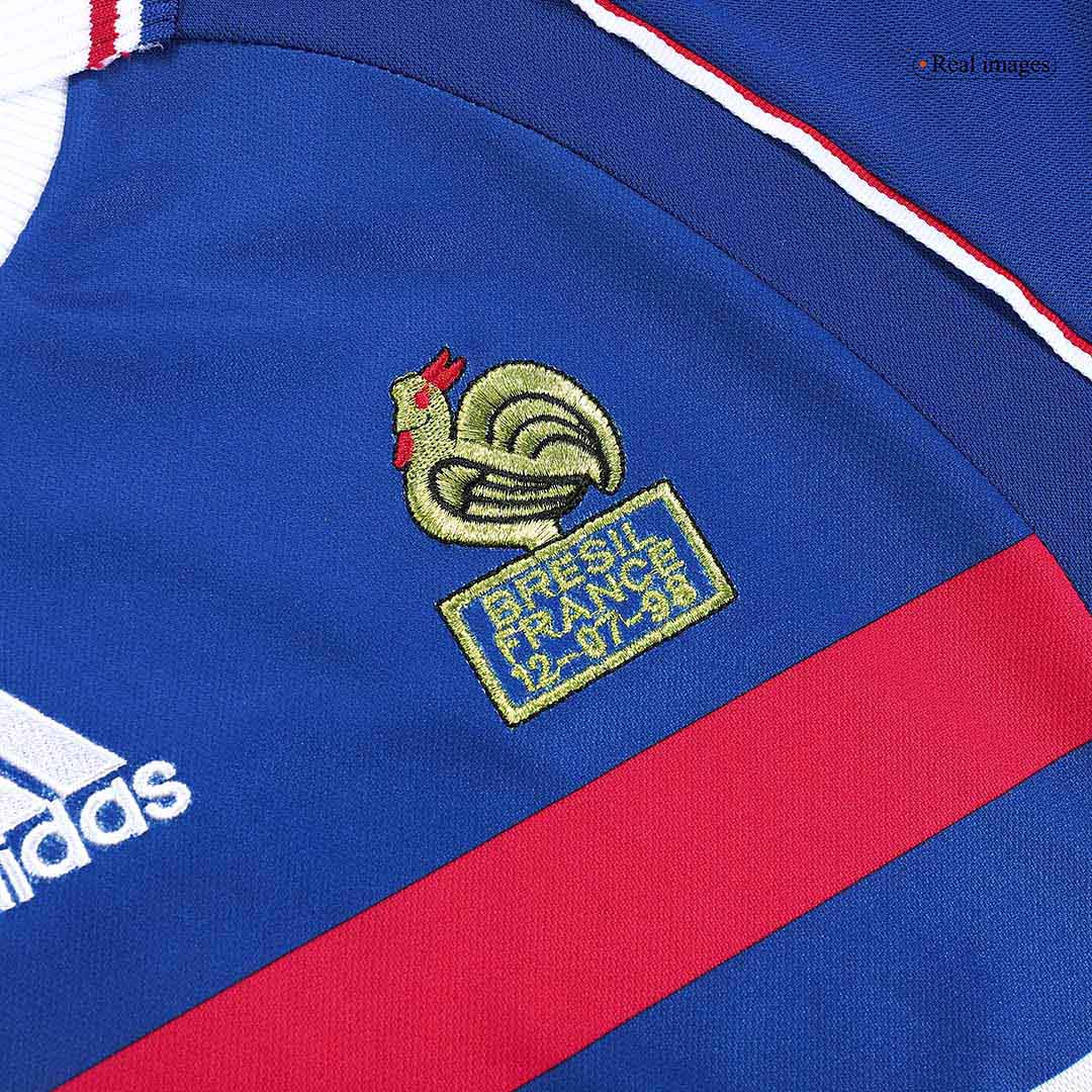 France Retro Trikot Heim 1998 – Bild 6