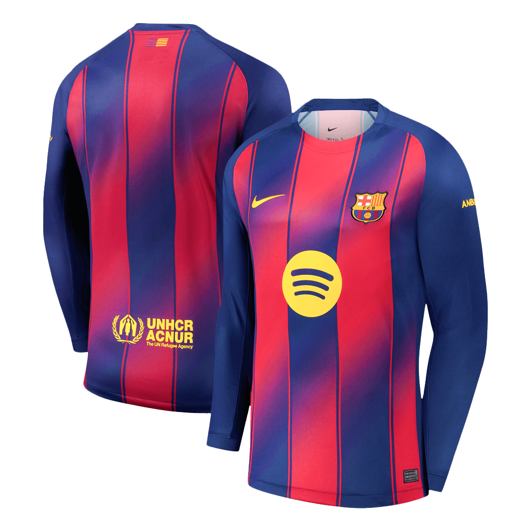 Barcelona Langarm Trikot Heim 2025/26 – Bild 10