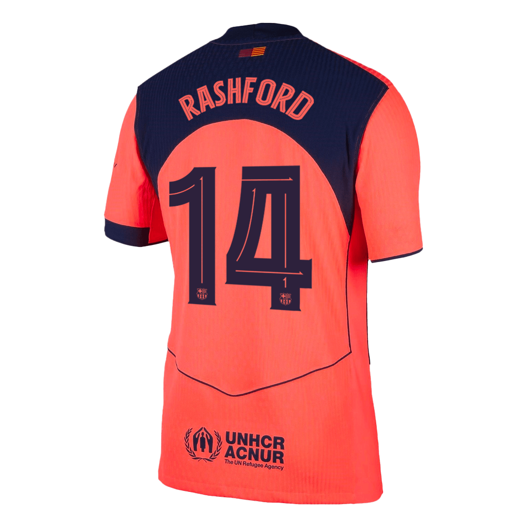 Barcelona Player Version Trikot Drittes Auswärts 2025/26 UCL RASHFORD #14 Slim Fit – Bild 12