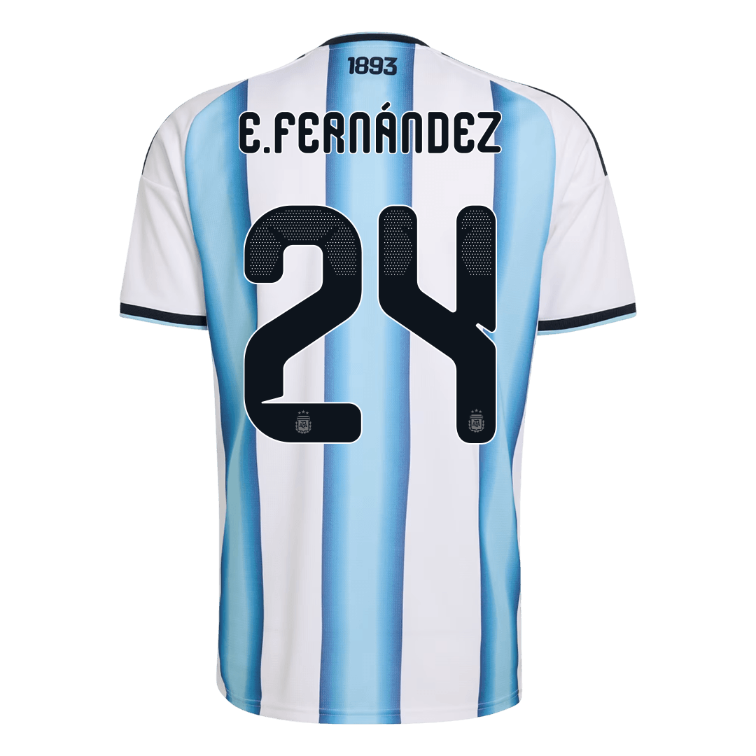 Argentina World Cup Trikot Heim 2026 E. FERNÁNDEZ #24 [PREMIUM] – Bild 10