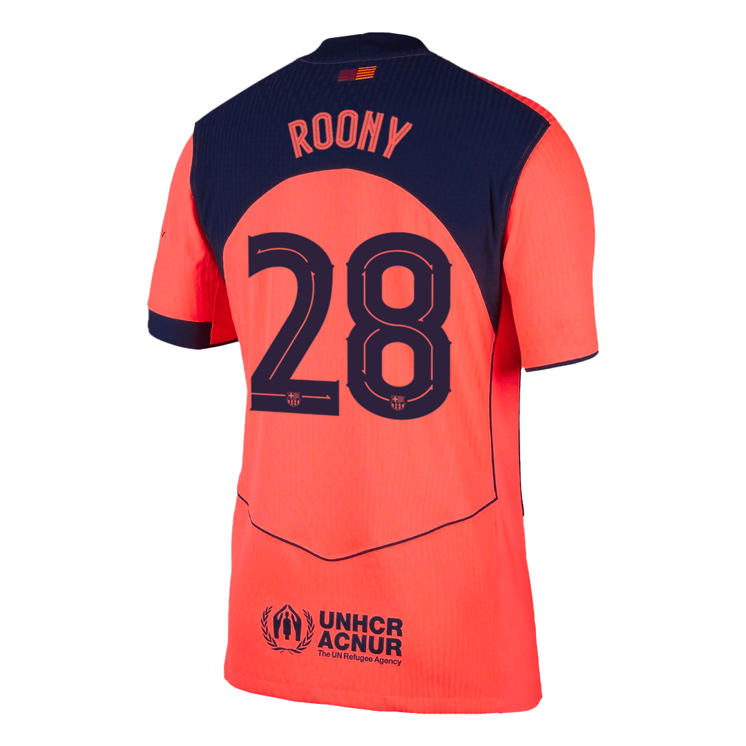 Barcelona Player Version Trikot Drittes Auswärts 2025/26 ROONY #28 Slim Fit – Bild 12