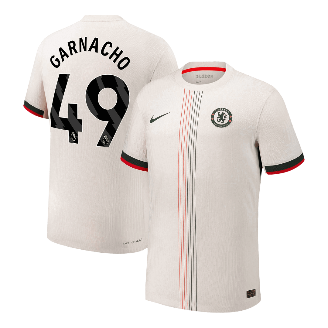 Chelsea Player Version Trikot Auswärts 2025/26 GARNACHO #49 Slim Fit