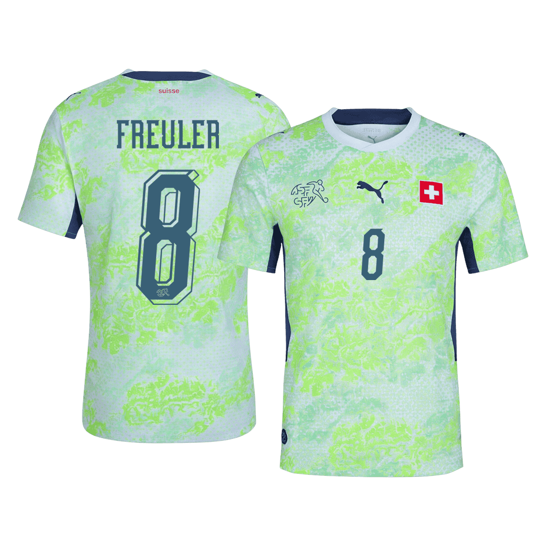 Nati World Cup Player Version Trikot Auswärts 2026 FREULER #8 Slim Fit