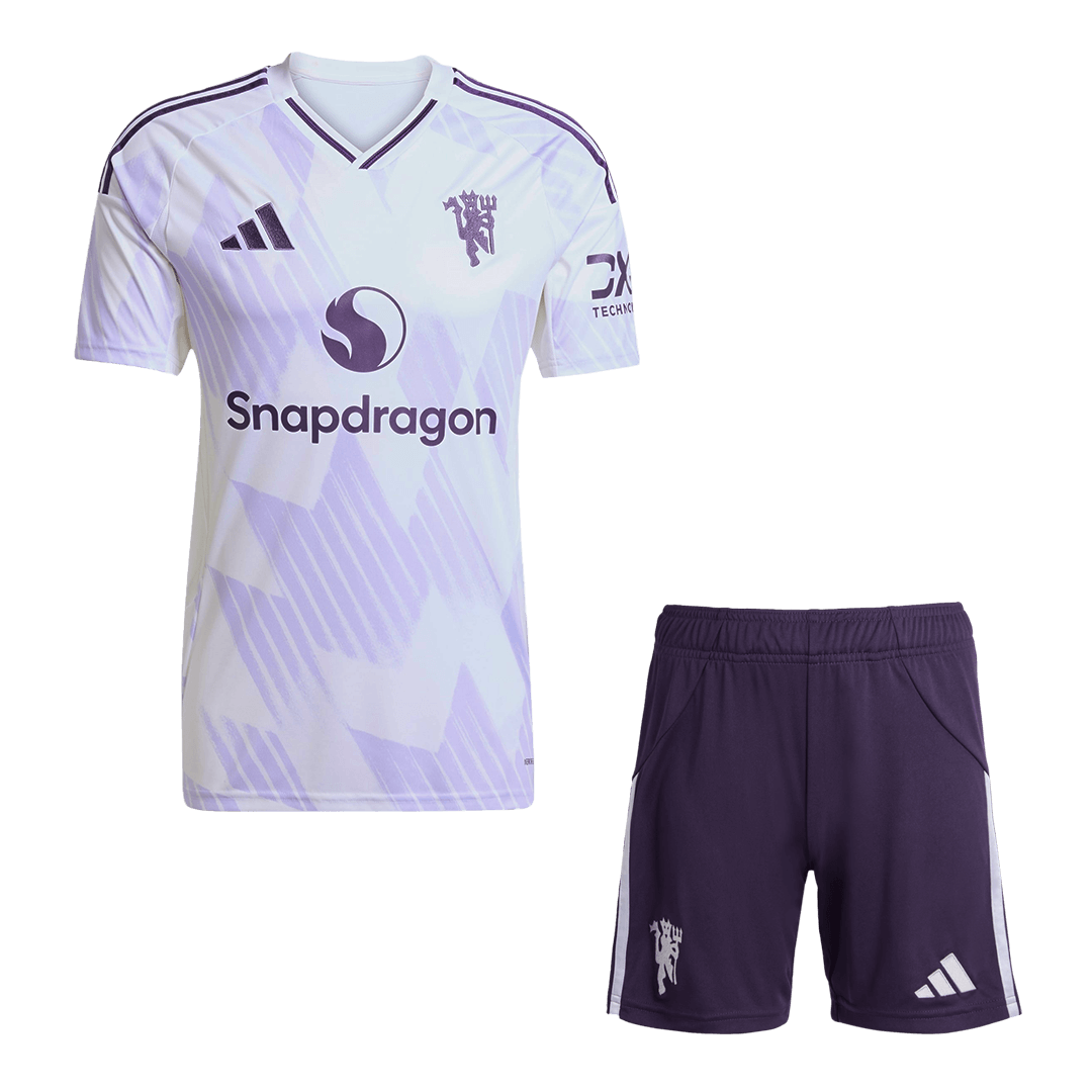 ManU Trikot Set Auswärts 2025/26