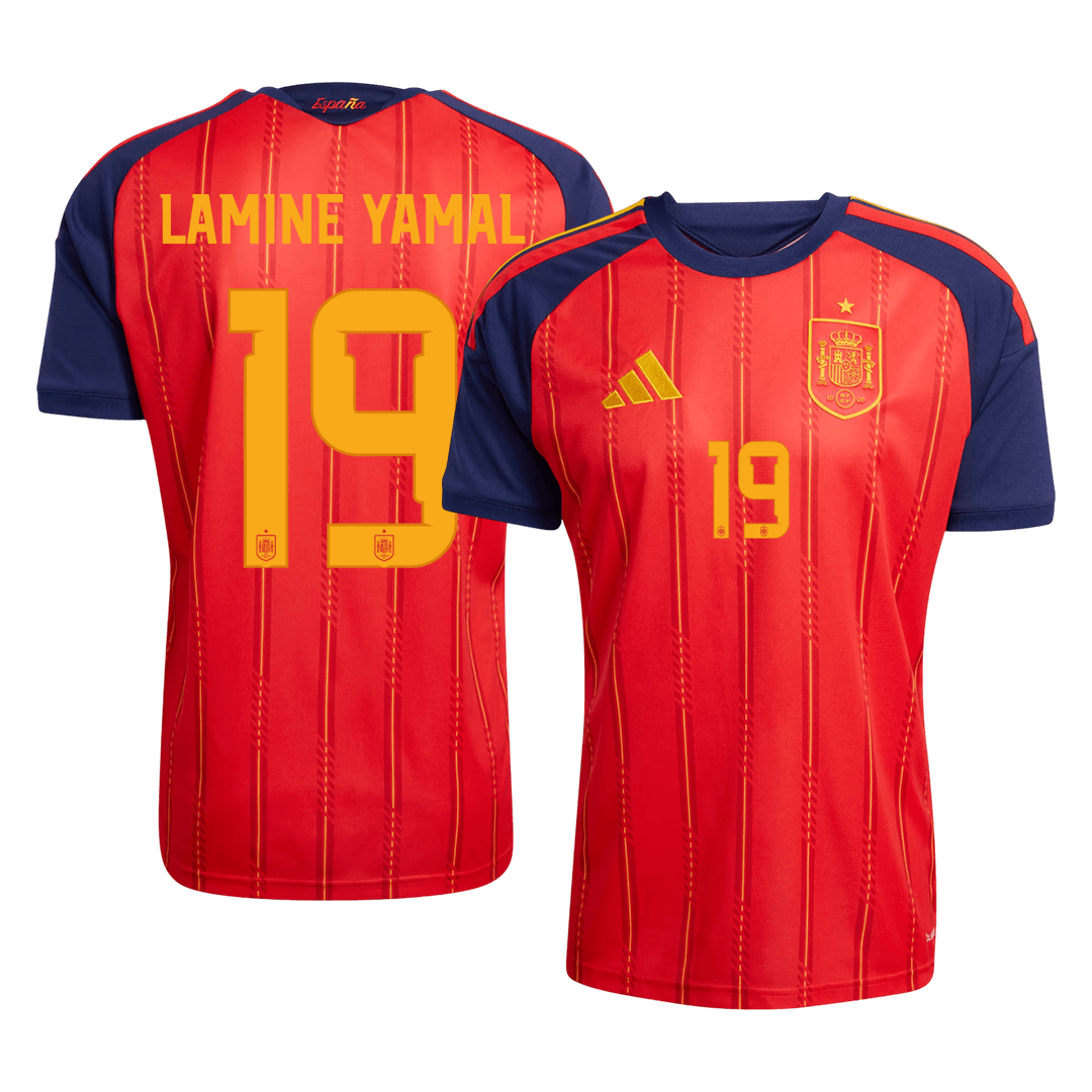 Spain World Cup Trikot Heim 2026 LAMINE YAMAL #19 [PREMIUM]