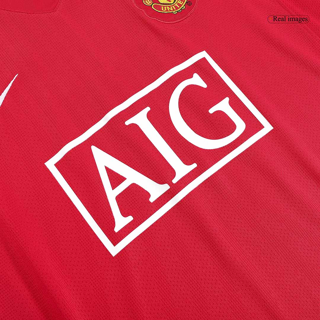 ManU Retro Langarm Trikot Heim 2007/08 RONALDO #7 – Bild 7