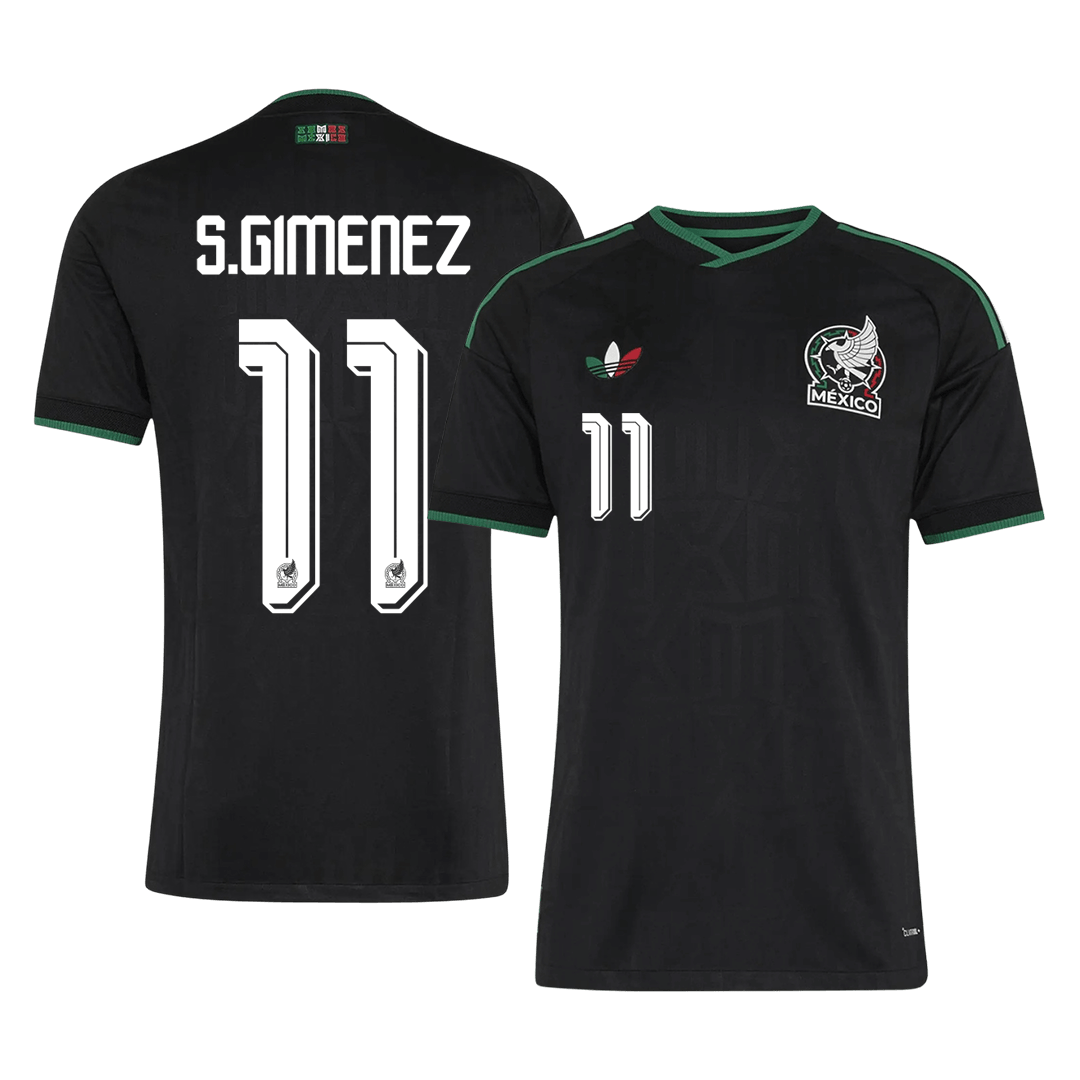 Mexico World Cup Player Version Trikot Drittes Auswärts 2026 S.GIMENEZ #11 Slim Fit
