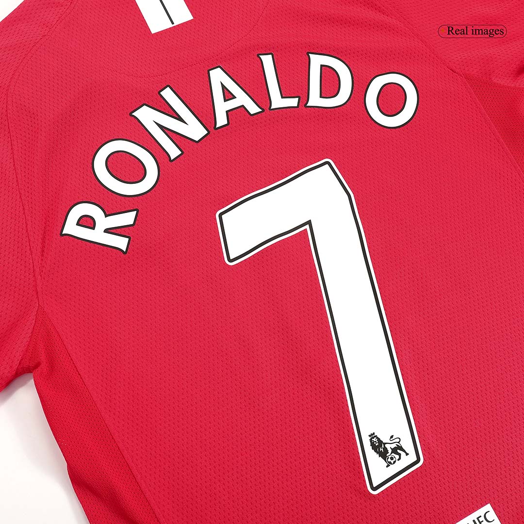 ManU Retro Langarm Trikot Heim 2007/08 RONALDO #7 – Bild 2