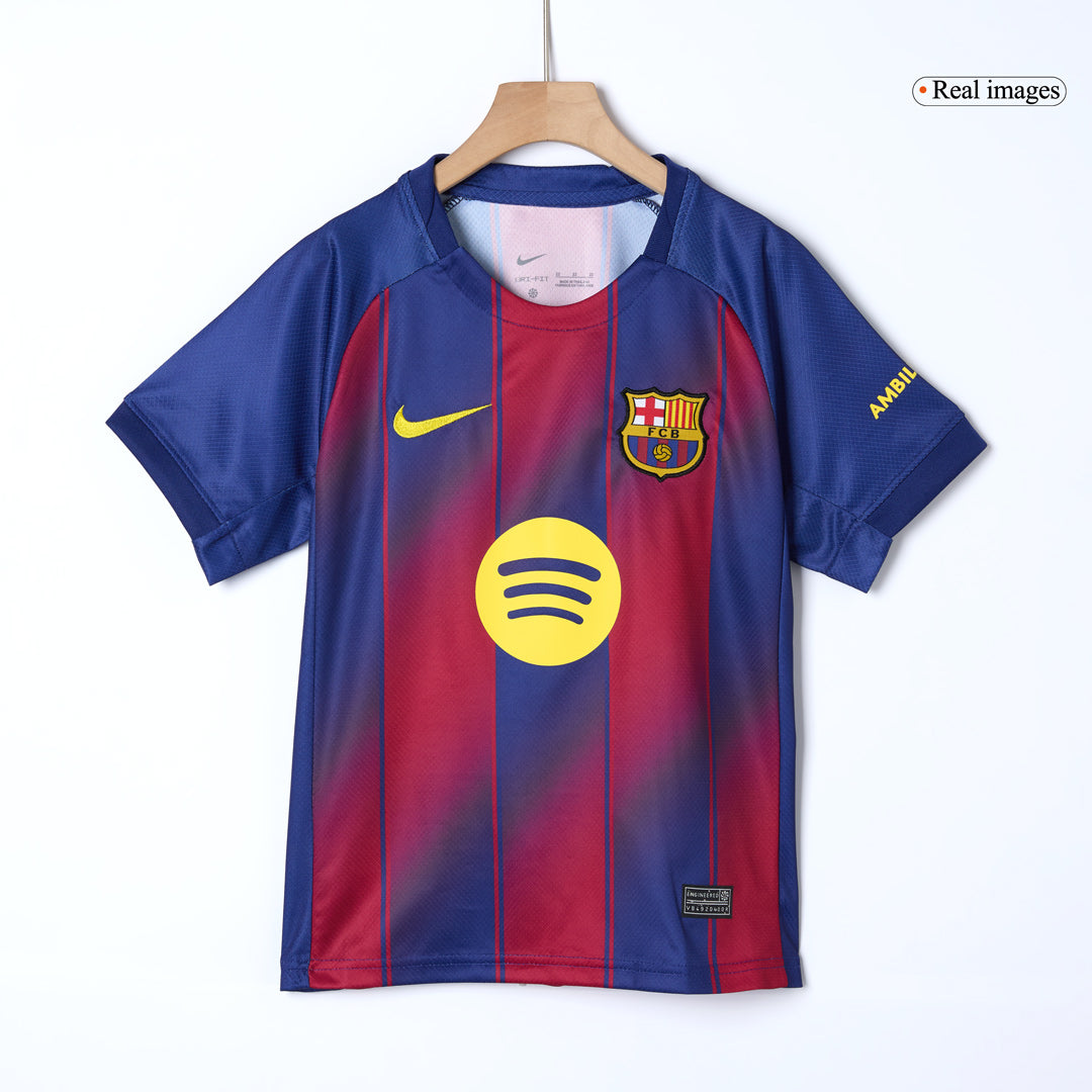Barcelona Kinder Trikot Set Heim 2025/26 – Bild 14