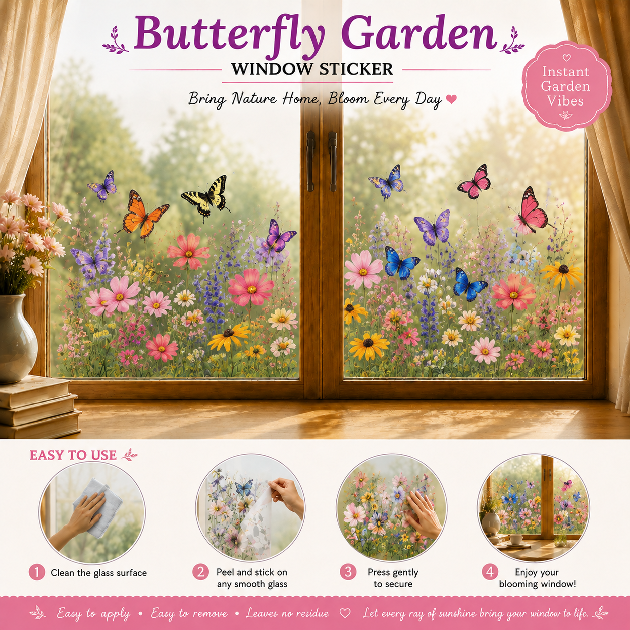 🔥49% OFF🌸 BloomVista™ Window Garden Collection📦Limited Stock ！