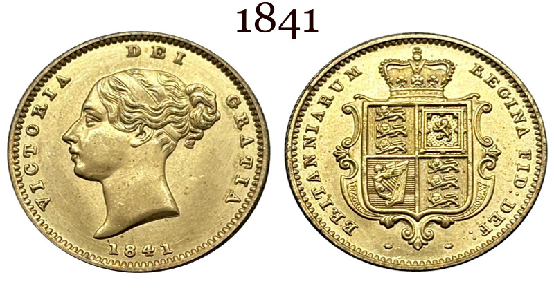 United Kingdom 1/2 Sovereign Victoria 1st portrait 1838 - 1861 20pcs Great Britain Gold Brass Metal Replica Coin Commemorative Medal,Historical Collectible Art Craft For Enthusiasts