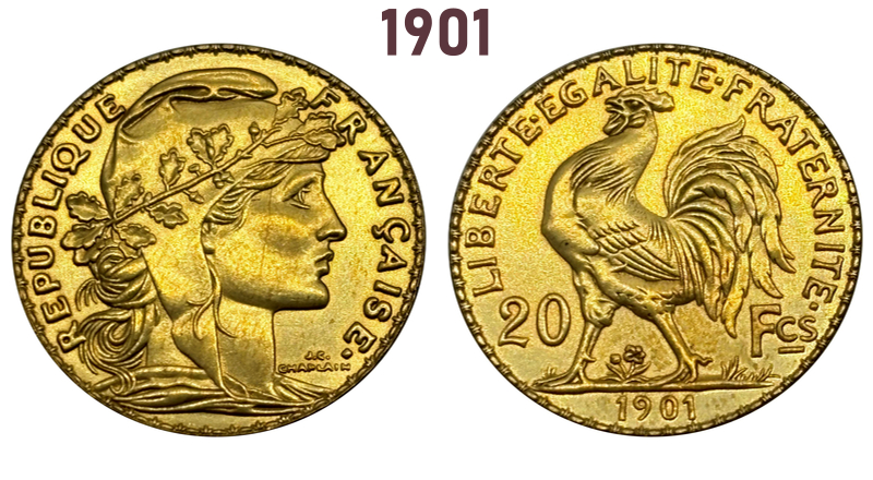 Switzerland Confederation gold Plated 20 Francs 1899 1900 1901 1902 1903 1904 1905 1906 1907 1908 1909 1910 1911 1912 1913 1914 LB Brass Metal Replica Commemorative Medal Collectible Coins,Historical Collectible Art Craft For Enthusiasts