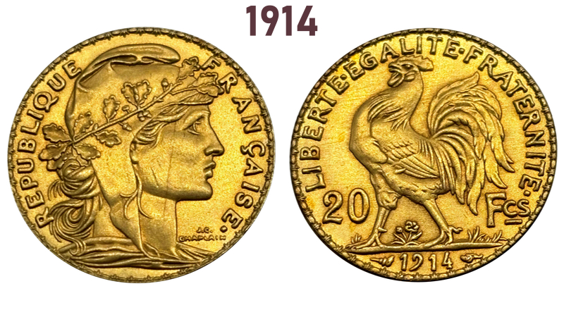 Switzerland Confederation gold Plated 20 Francs 1899 1900 1901 1902 1903 1904 1905 1906 1907 1908 1909 1910 1911 1912 1913 1914 LB Brass Metal Replica Commemorative Medal Collectible Coins,Historical Collectible Art Craft For Enthusiasts