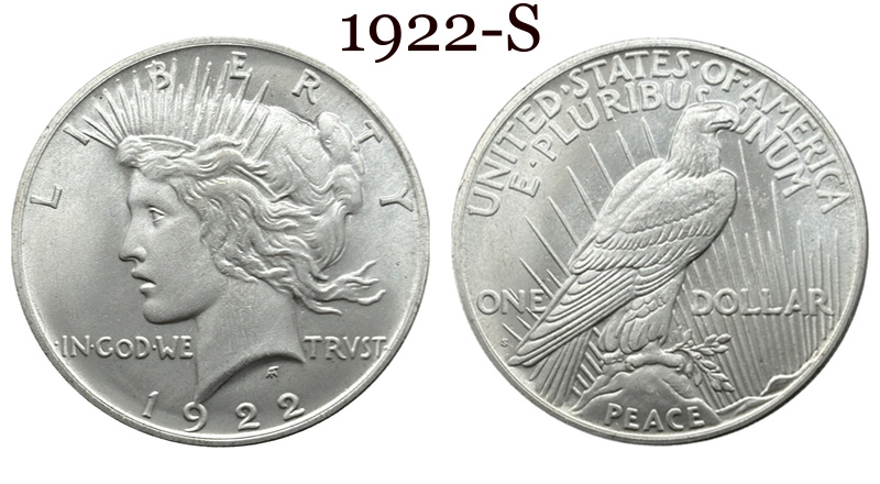 United States America US 1921- 1935 24 Pcs 1921-1935  No Mint 10 Pcs 1921-1935 D 5 Pcs 1921-1935 S 9 Pcs Sell 1 One Peace Dollar Liberty Silver Plated Replica Coin Commemorative Medal,Historical Collectible Art Craft For Enthusiasts