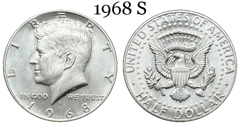 US 1964-1974 15 Pcs United States ½ Kennedy Half Dollar Liberty Silver Plated Replica Coin Commemorative Medal,Historical Collectible Art Craft For Enthusiasts