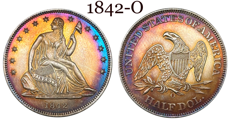 US 1839 -1891 Full Set Seated Liberty 1/2 Half Dollar America United States Replica Coin Commemorative Medal,Historical Collectible Art Craft For Enthusiasts