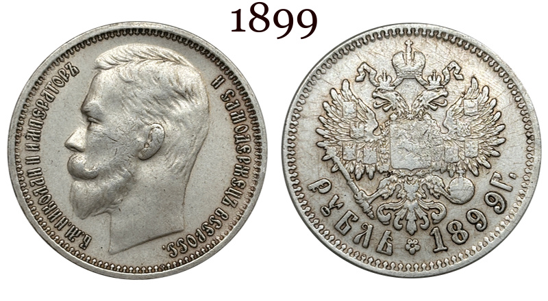 Russia Empire 1886 1888 1894 1895 1896 1897 1898 1899 1900 1901 1906 1907 1908 1912 1913 1 One Ruble Nikolai II Silver Plated Replica Coin Commemorative Medal,Historical Collectible Art Craft For Enthusiasts