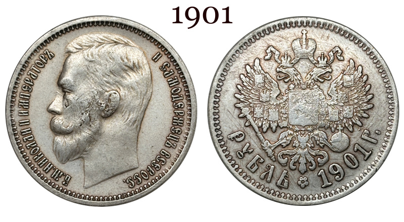 Russia Empire 1886 1888 1894 1895 1896 1897 1898 1899 1900 1901 1906 1907 1908 1912 1913 1 One Ruble Nikolai II Silver Plated Replica Coin Commemorative Medal,Historical Collectible Art Craft For Enthusiasts