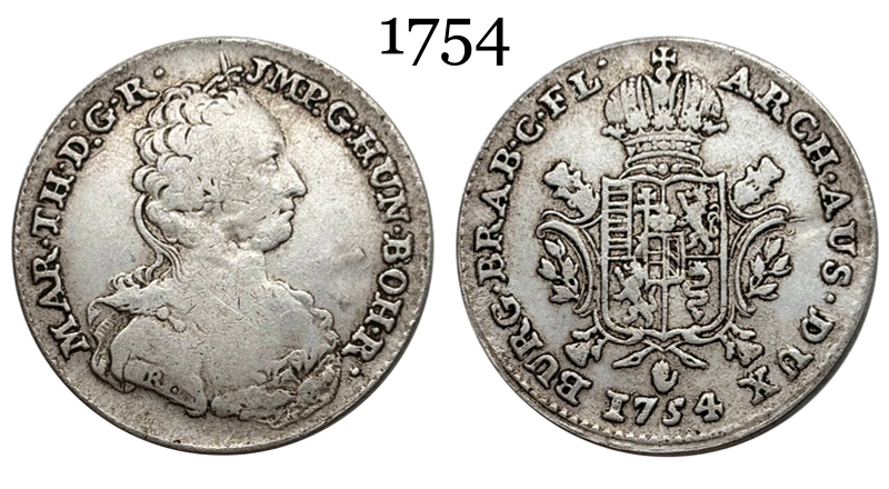 Austria 1754 1/2 Ducaton Maria Theresia Netherlands Silver Plated Metal Replica Coin Commemorative Medal,Historical Collectible Art Craft For Enthusiasts