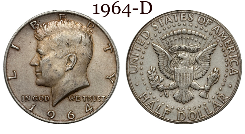 US 1964-1974 15 Pcs United States ½ Kennedy Half Dollar Liberty Silver Plated Replica Coin Commemorative Medal,Historical Collectible Art Craft For Enthusiasts
