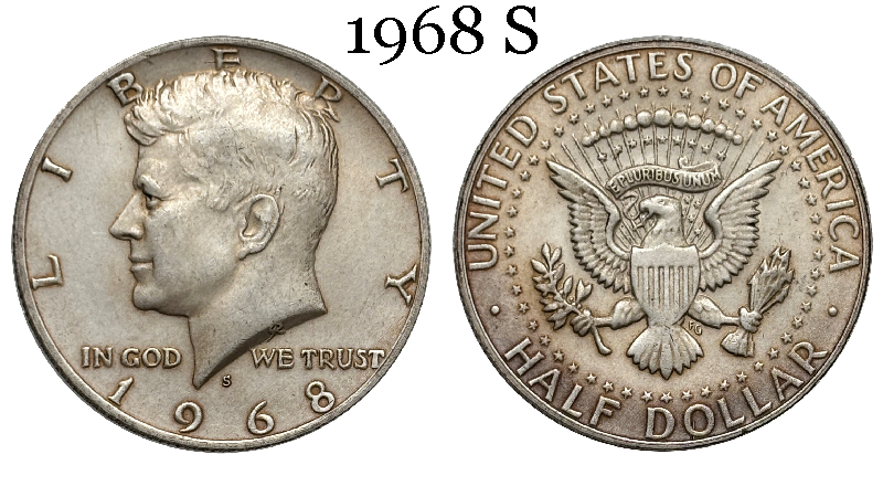 US 1964-1974 15 Pcs United States ½ Kennedy Half Dollar Liberty Silver Plated Replica Coin Commemorative Medal,Historical Collectible Art Craft For Enthusiasts