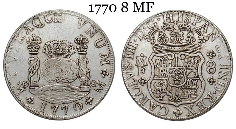 Mexico 8 Reales Fernando VI 1756 1755 1753 1767 1770 Silver Plated Replica Coin Commemorative Medal,Historical Collectible Art Craft For Enthusiasts