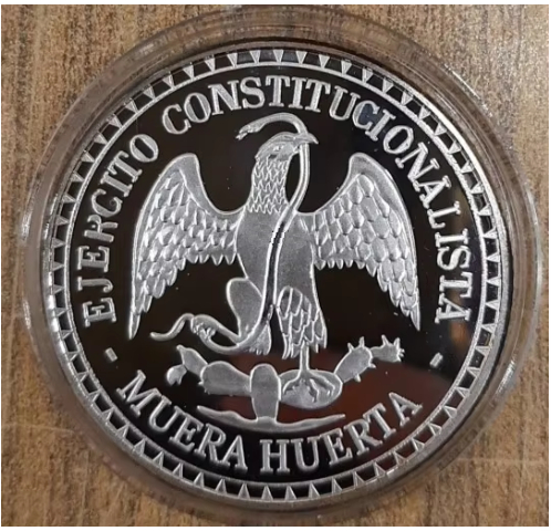 1914 Mexico Unidos Mexicanos Commemorative Medal | Constitutionalist Army Historical Art Craft Souvenir Collectible
