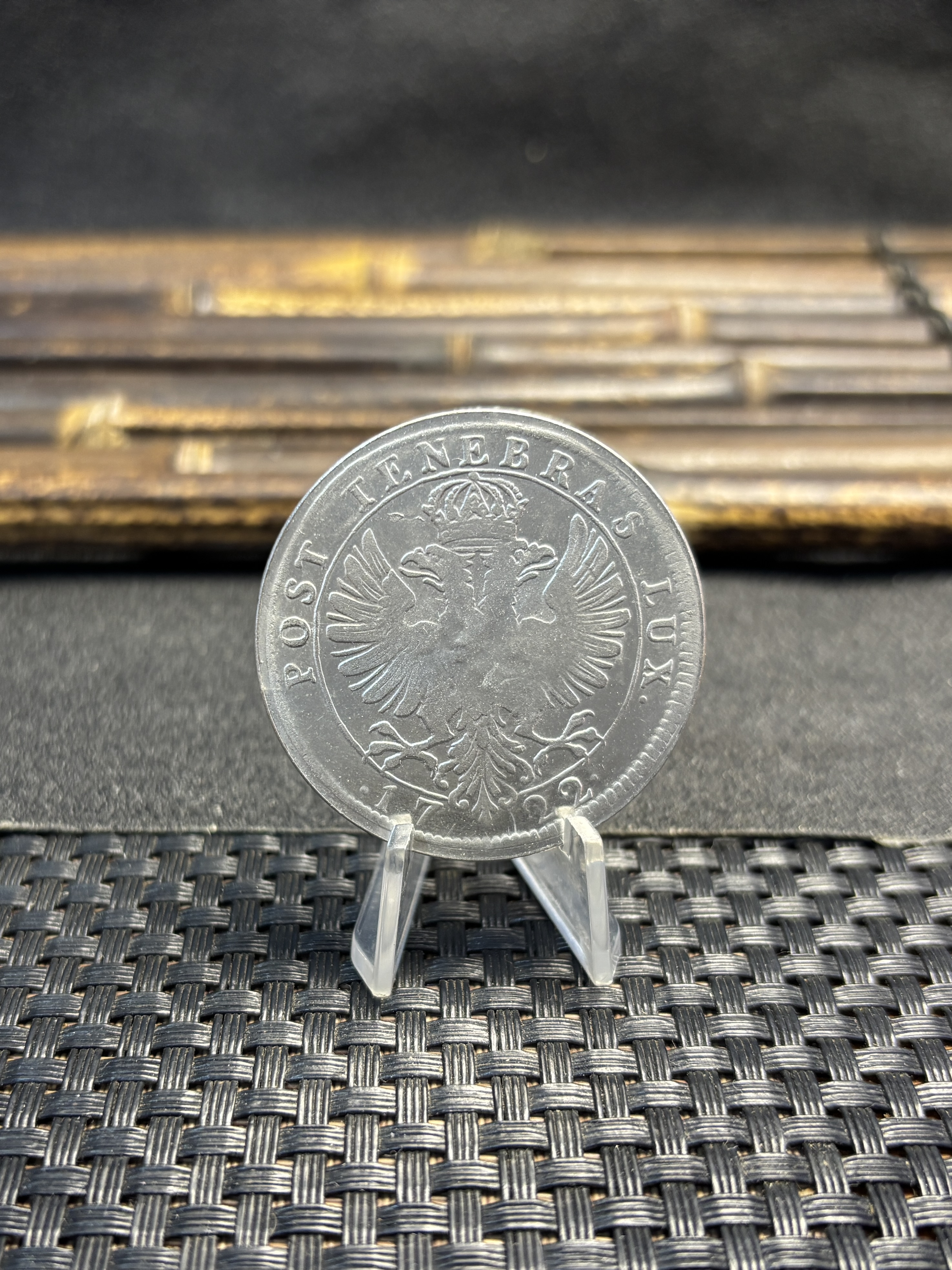 City Of Geneva 1722 1 Thaler Swiss Silver Plated Replica Coin Commemorative Medal,Historical Collectible Art Craft For Enthusiasts