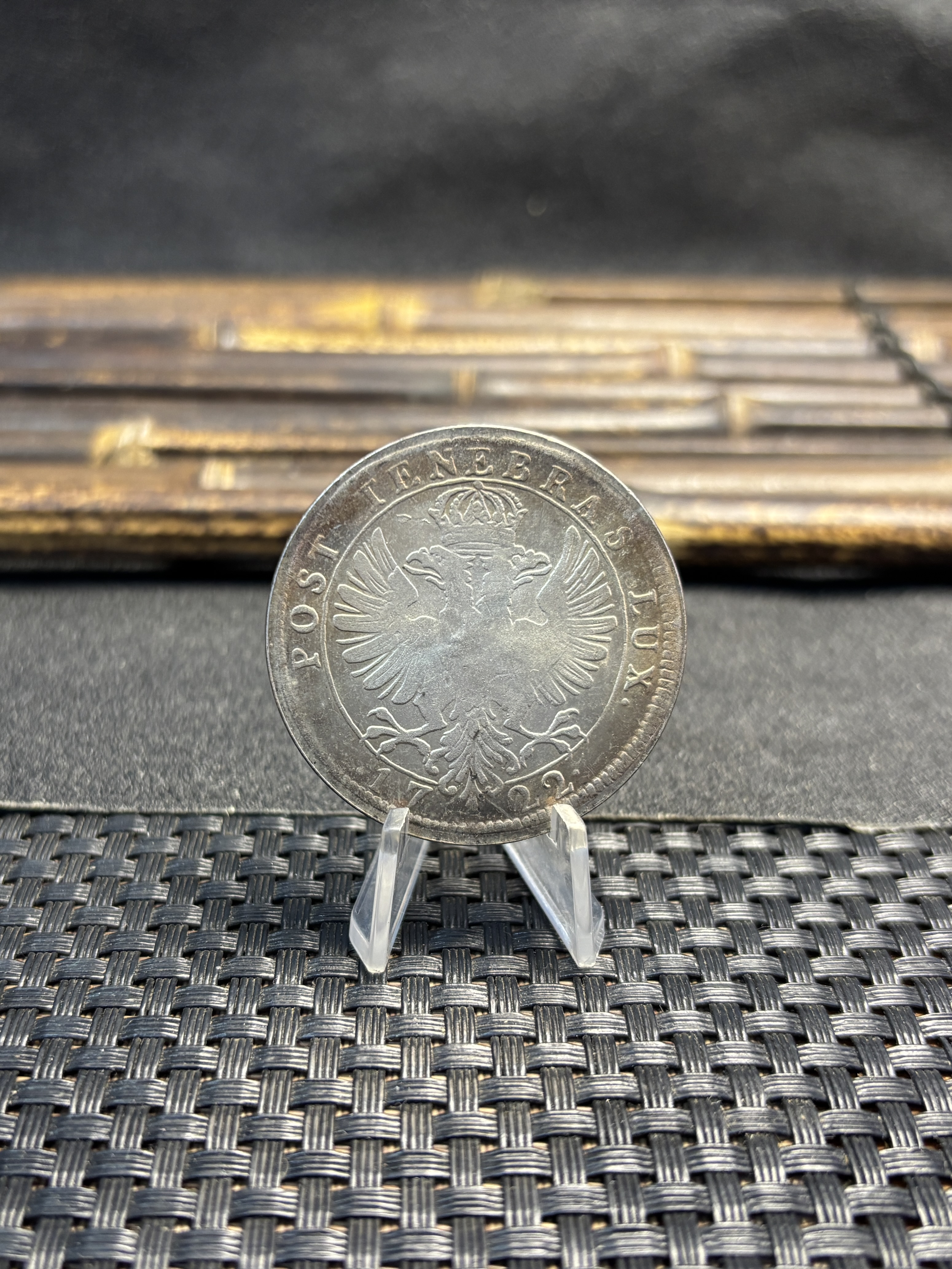 City Of Geneva 1722 1 Thaler Swiss Silver Plated Replica Coin Commemorative Medal,Historical Collectible Art Craft For Enthusiasts