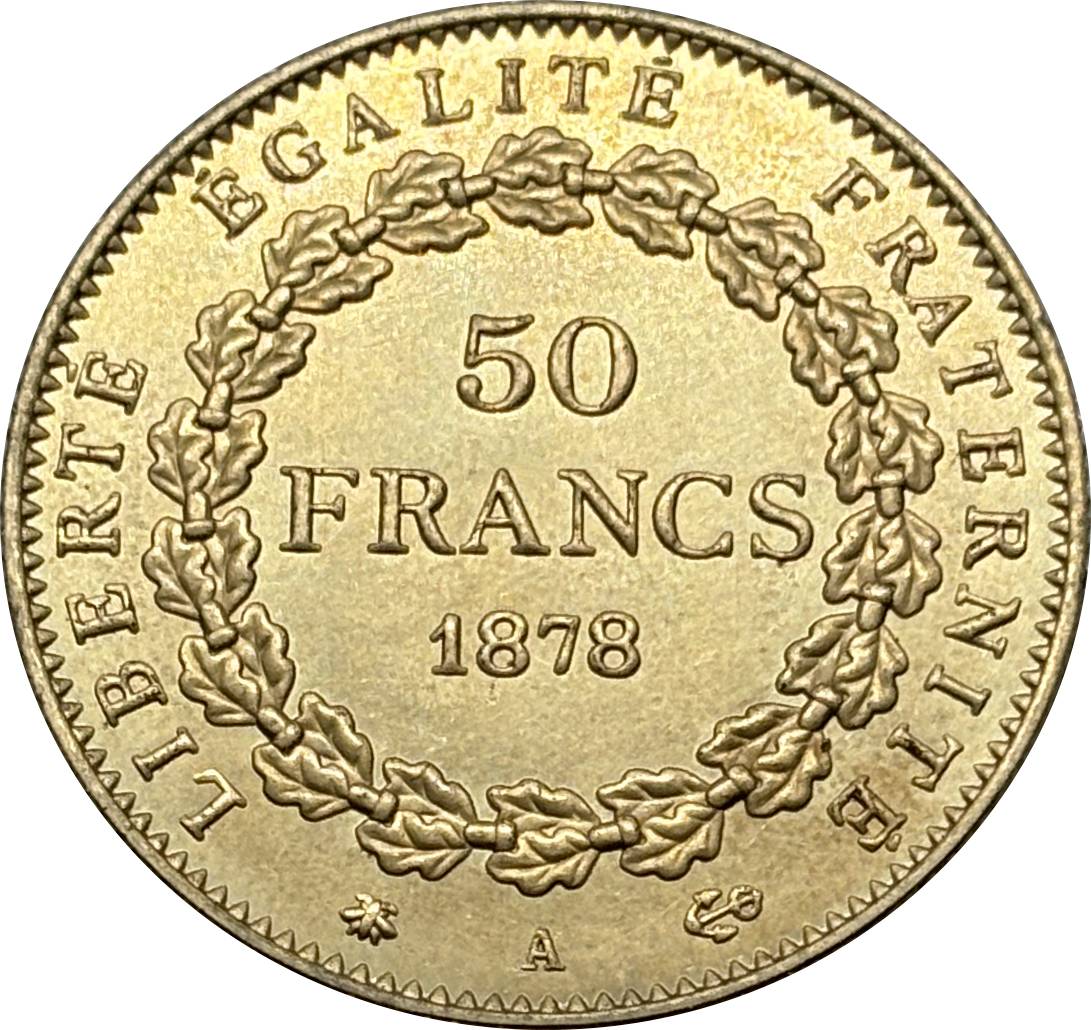 France 50 Francs 1878 1887 1889 1896 1900 1904 Third Republic Liberte Gold Brass Metal Replica Coin Commemorative Medal,Historical Collectible Art Craft For Enthusiasts