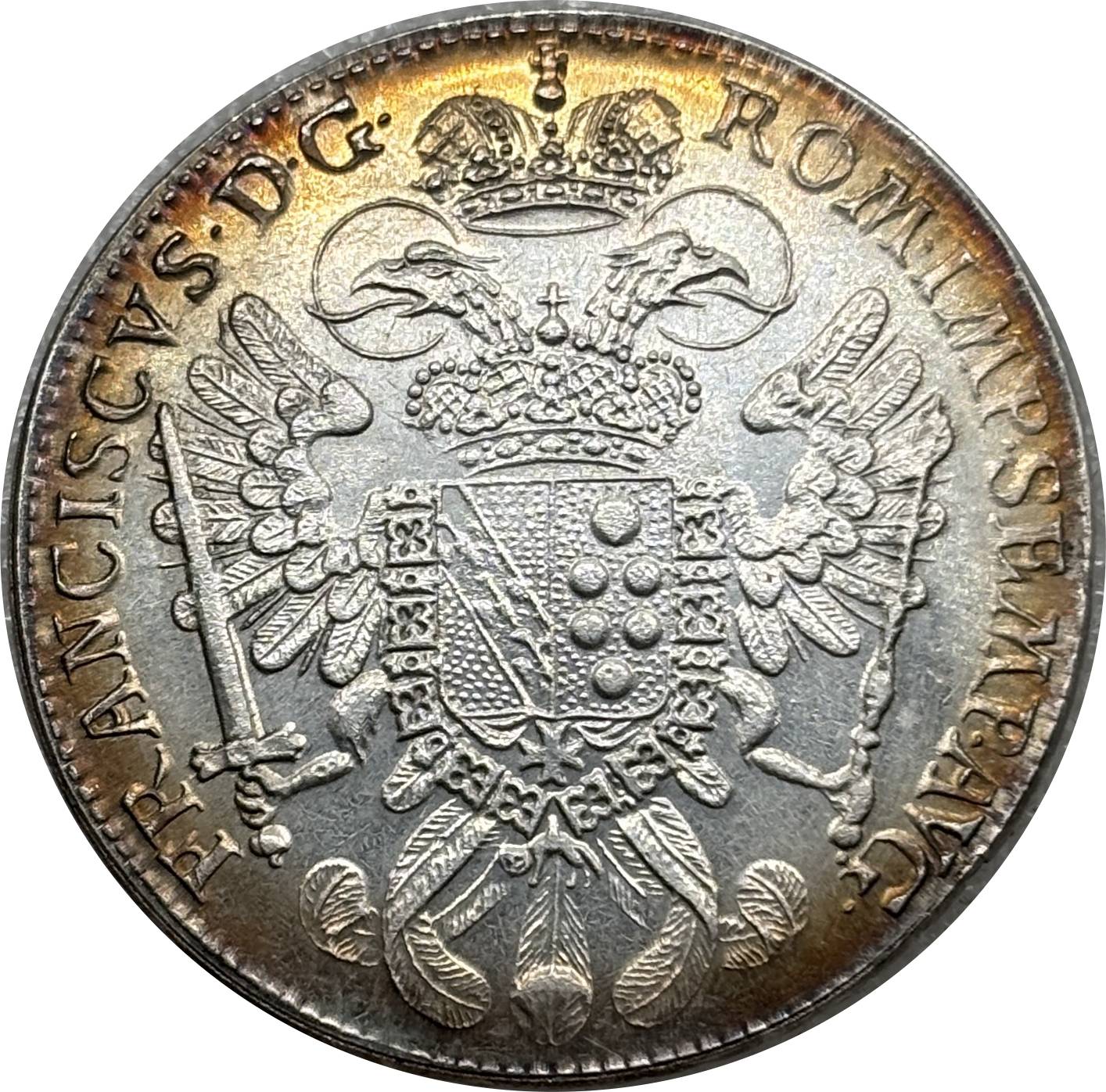 German States 1765 1 Thaler Free Imperial City Of Nuremberg Silver Plated Replica Coin Commemorative Medal,Historical Collectible Art Craft For Enthusiasts