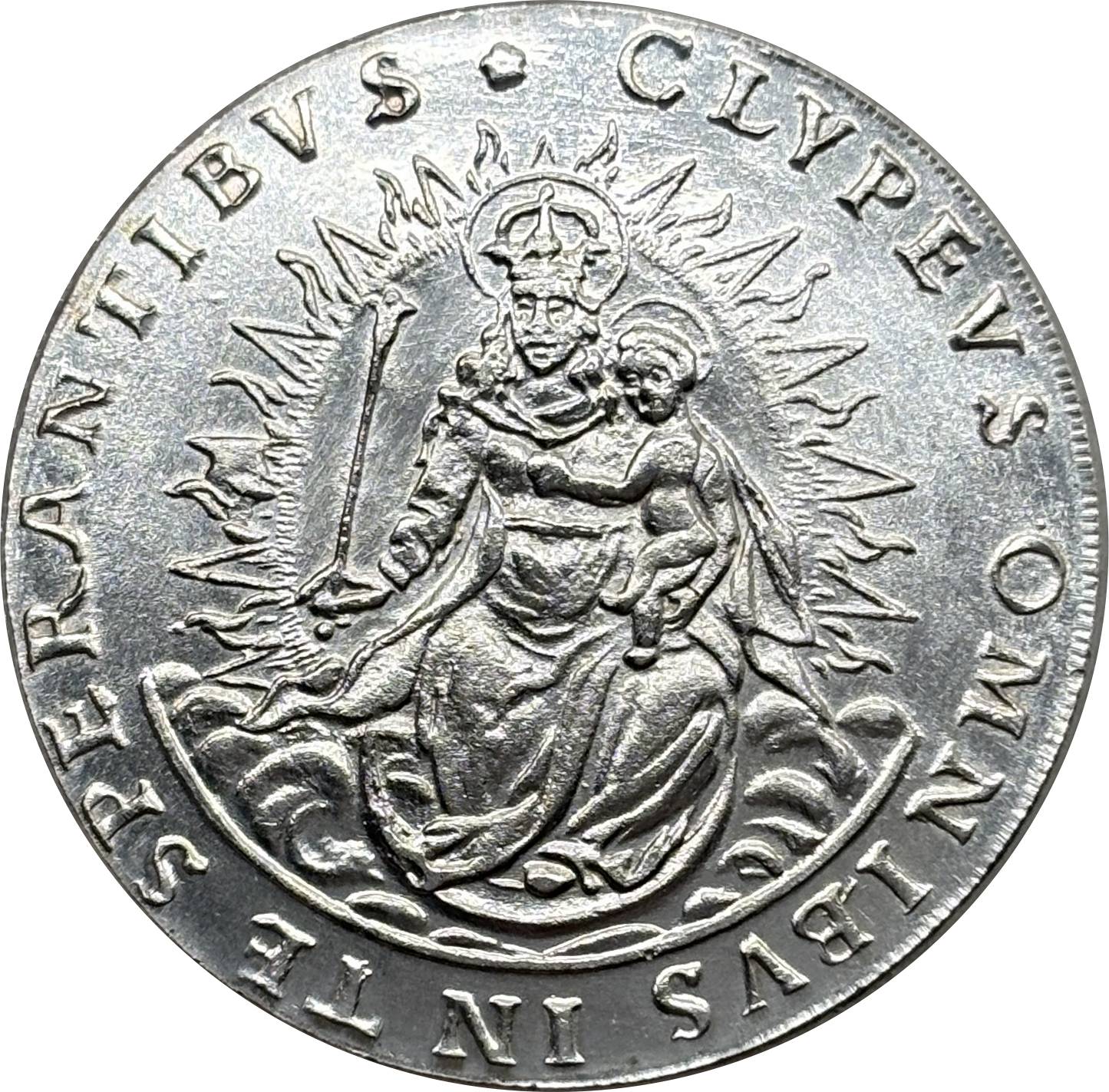 German States 1626 1 Thaler Maximilian I Electorate Of Bavaria Silver Plated Replica Coin Commemorative Medal,Historical Collectible Art Craft For Enthusiasts