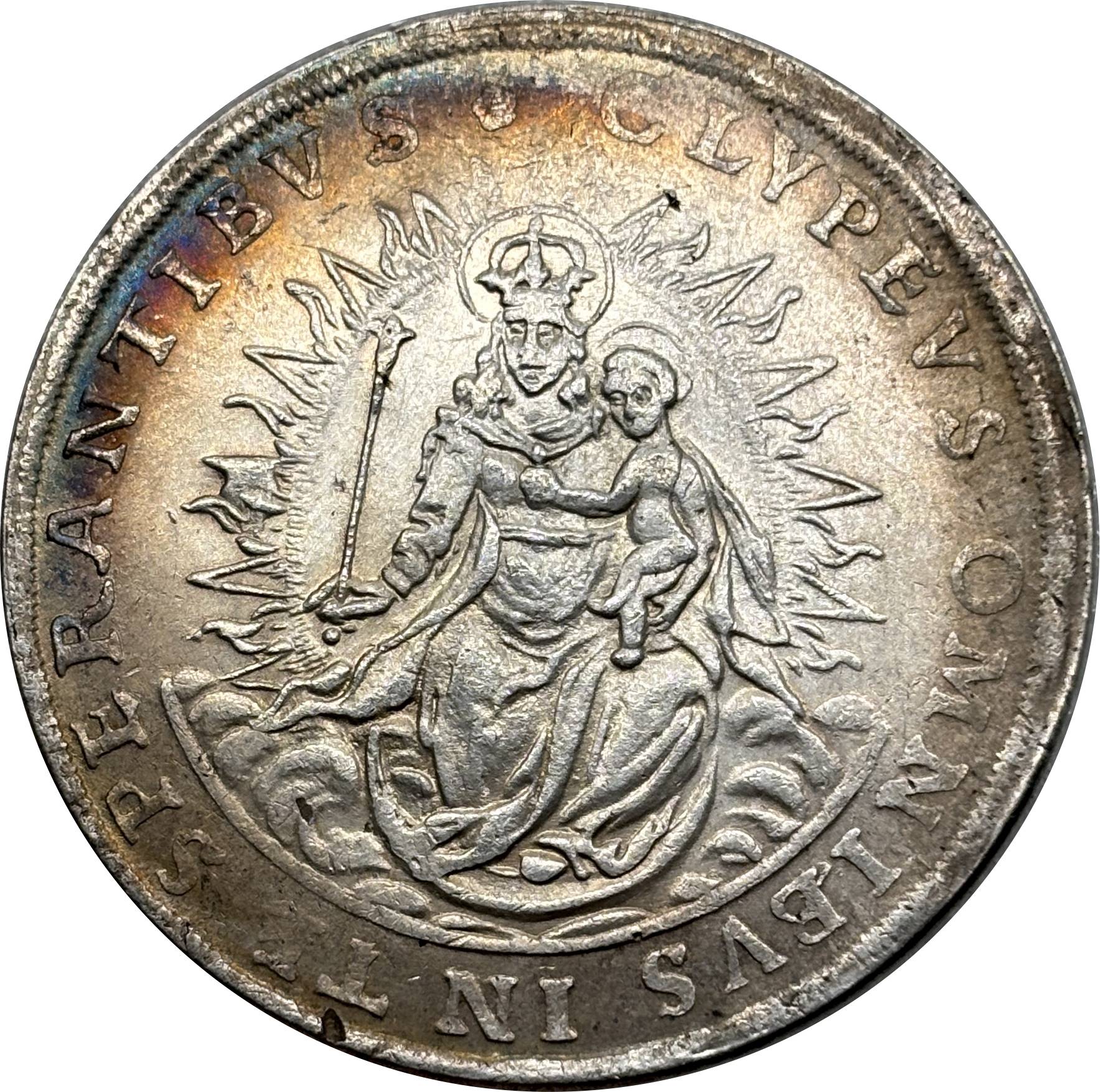 German States 1626 1 Thaler Maximilian I Electorate Of Bavaria Silver Plated Replica Coin Commemorative Medal,Historical Collectible Art Craft For Enthusiasts
