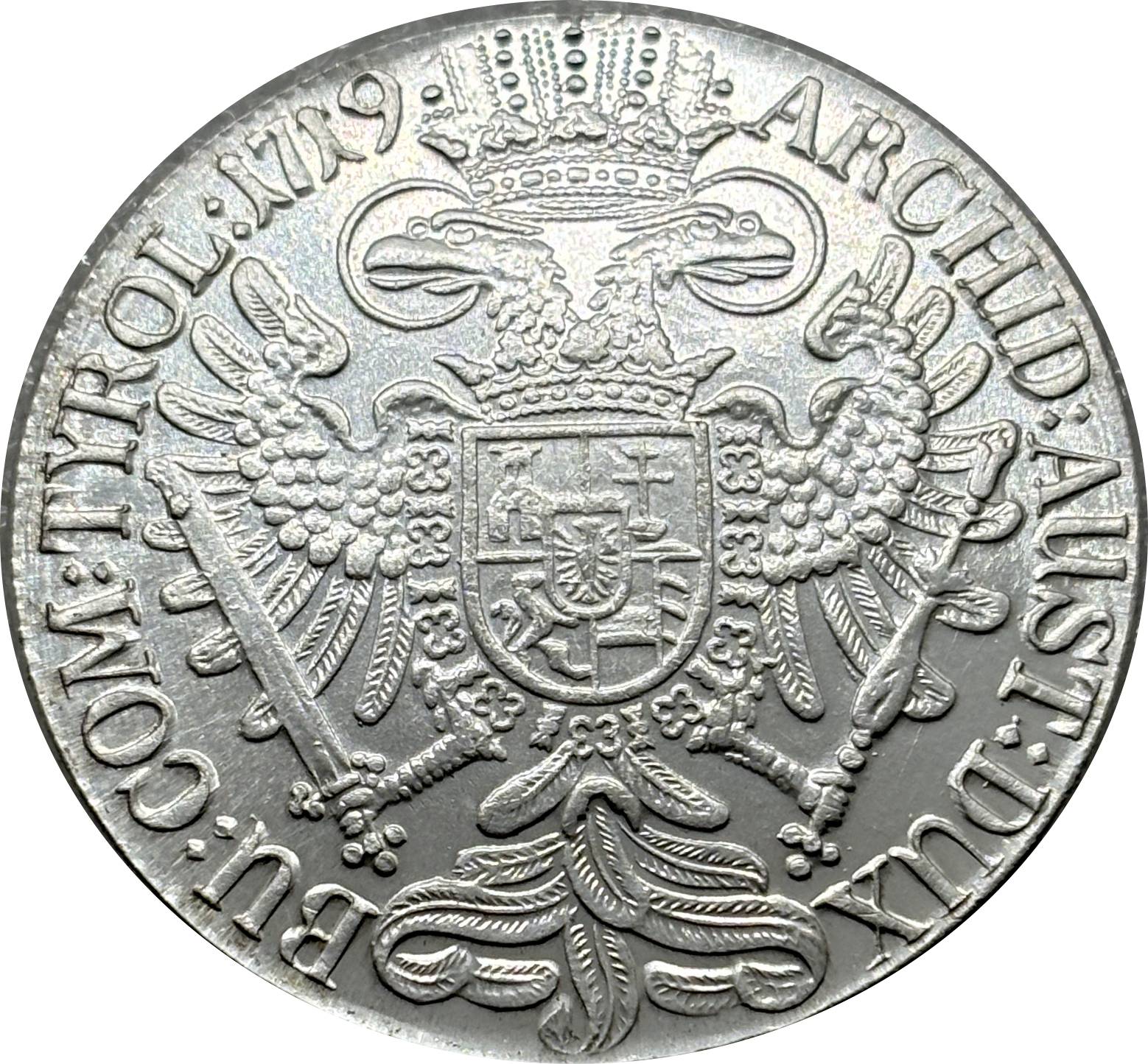 Austrian Empire One 1 Thaler 1719 1720 1721 1724 1725 1730 1734 Charles VI Hall Silver Plated Metal Replica Coin Commemorative Medal,Historical Collectible Art Craft For Enthusiasts