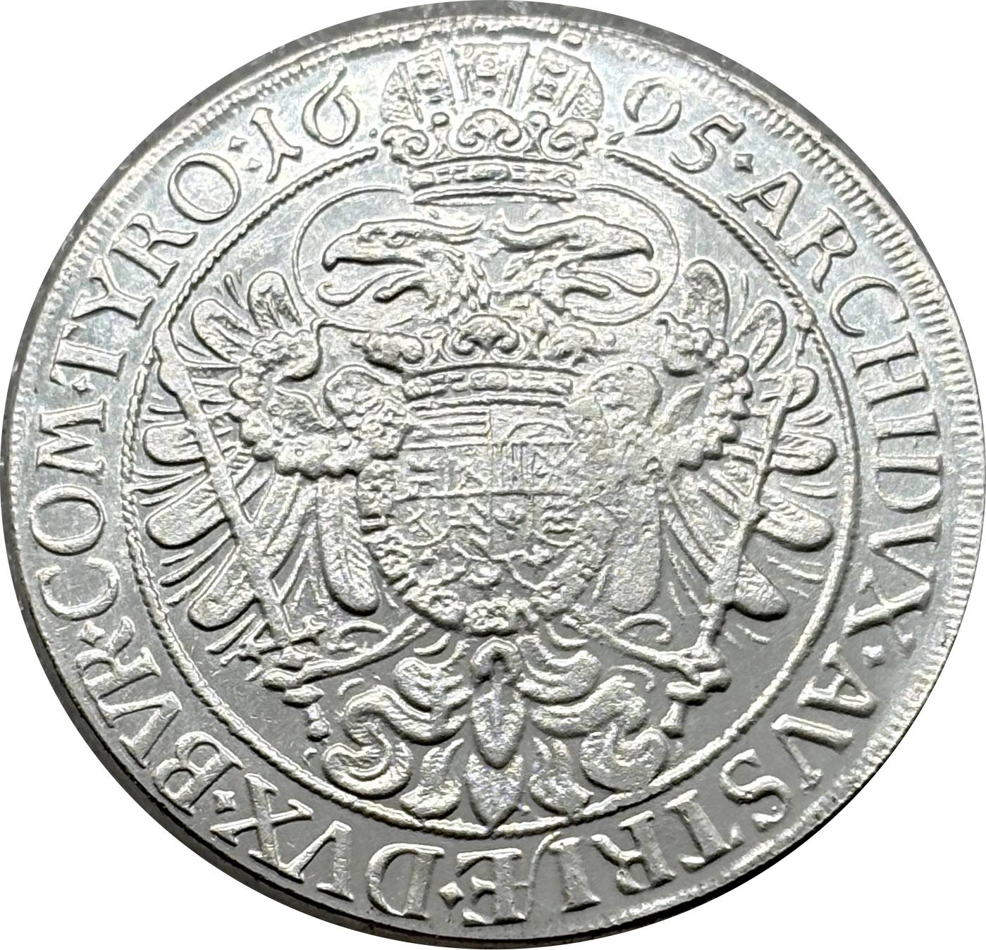 Austrian Empire 1695 1696 1698 One 1 Thaler Leopold I Silver Plated Metal Replica Coin Commemorative Medal,Historical Collectible Art Craft For Enthusiasts